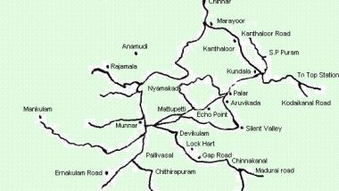 Munnar Travel map